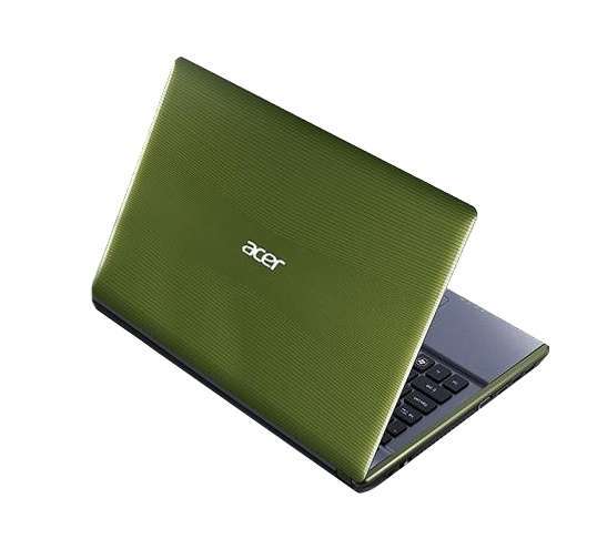 Acer Aspire 4755G zöld notebook 14  i3 2330M 2.2GHz nV GT540 4GB 500GB Linux 1 fotó, illusztráció : AS4755G-2334G50MNGSL
