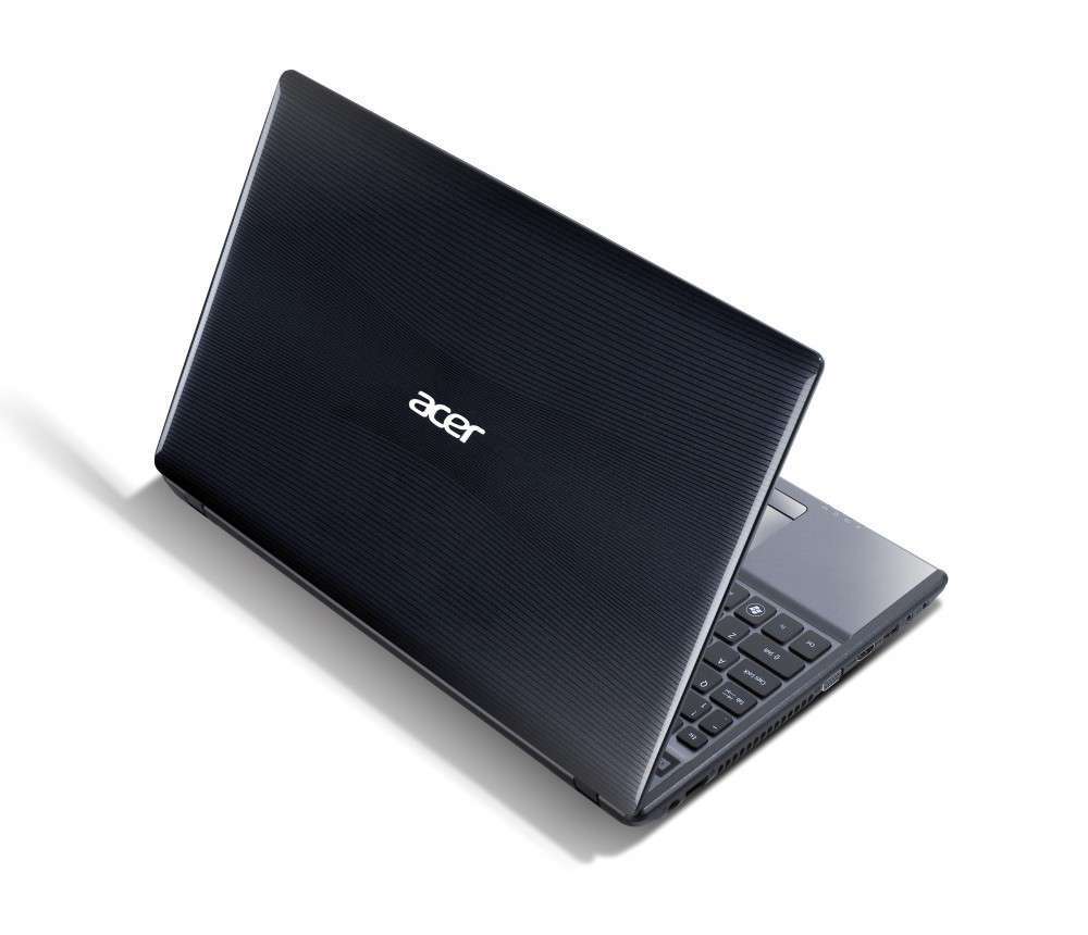 Acer Aspire 5755G fekete notebook 15.6  i5 2430M 2.4GHz nV GT540 4GB 640GB Linu fotó, illusztráció : AS5755G-2434G64MNKSL
