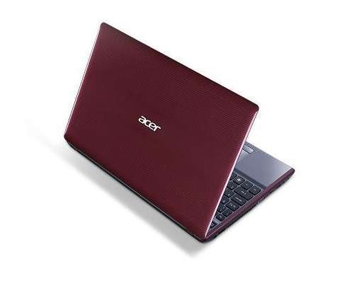 Acer Aspire 5755 piros notebook 15.6  laptop HD i3 2330M 2.2GHz HD Graphics 4GB fotó, illusztráció : AS5755-2334G50MNRS