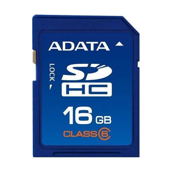 16GB SD SDHC Class 10 memória kártya fotó, illusztráció : ASDH16GCL10-R