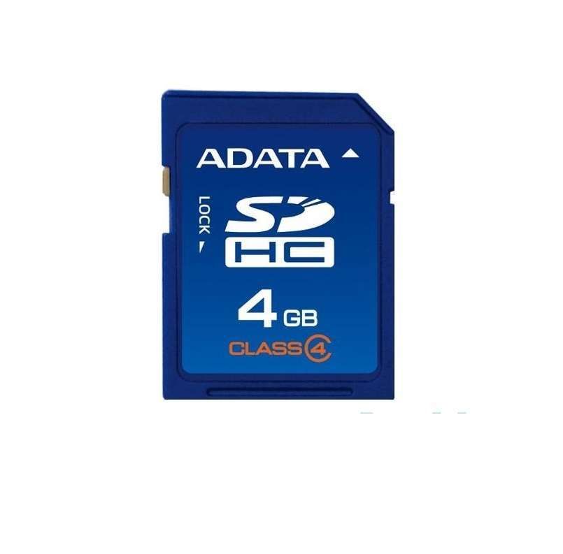 4GB SD SDHC Class 4 memória kártya fotó, illusztráció : ASDH4GCL4-R