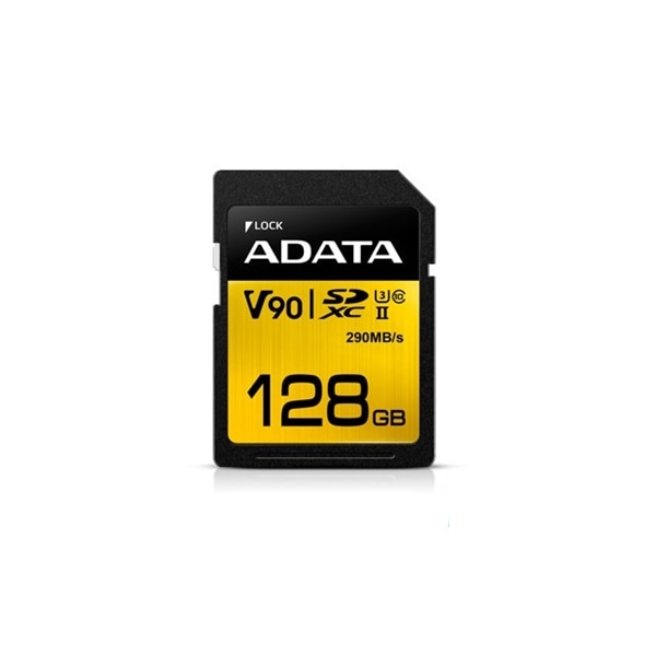 Memória-kártya 128GB SD SDXC Class 10 UHS-II U3 ADATA Premier ONE fotó, illusztráció : ASDX128GUII3CL10-C