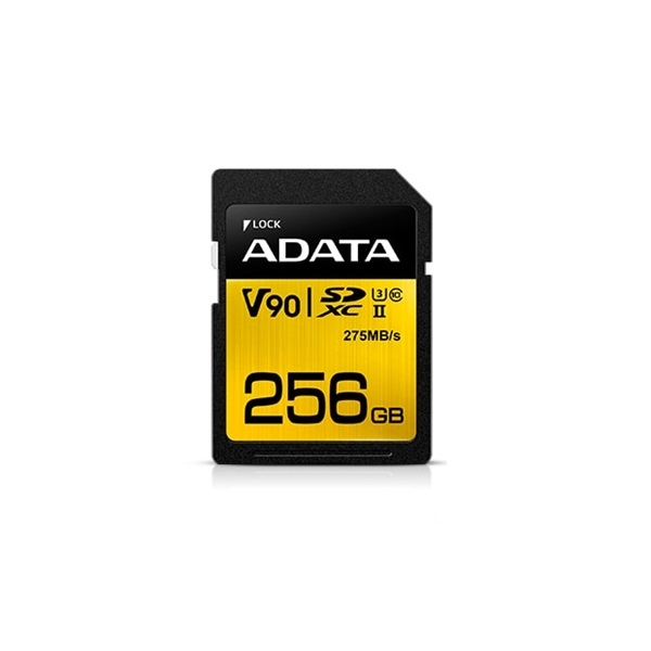 Memória-kártya 256GB SD SDXC Class 10 UHS-II U3 ADATA Premier ONE fotó, illusztráció : ASDX256GUII3CL10-C
