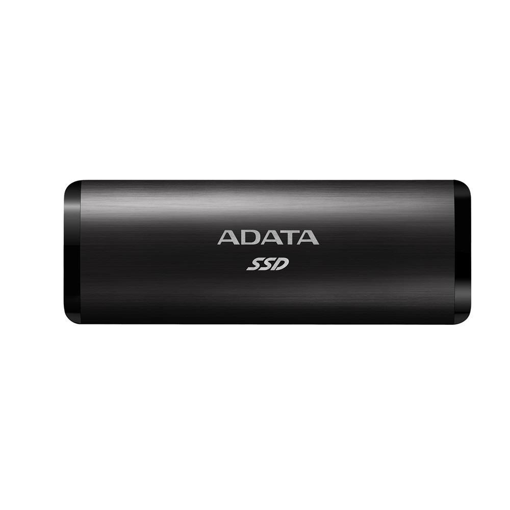 256GB SSD 2,5  Külső, USB3.2, Type C,Fekete, ADATA fotó, illusztráció : ASE760-256GU32G2-CBK