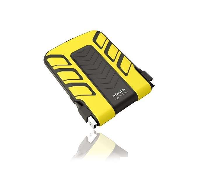 2,5  500GB külső USB2.0 sárga ütés és vízálló SH93 winchester fotó, illusztráció : ASH93-500GU-CYL