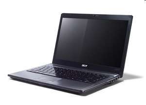 Acer Aspire Timeline 4810T notebook 14.0  WXGA CB LED, SU3500 ULV 1.4GHz, 2x2GB fotó, illusztráció : ASP4810T-354G50MN