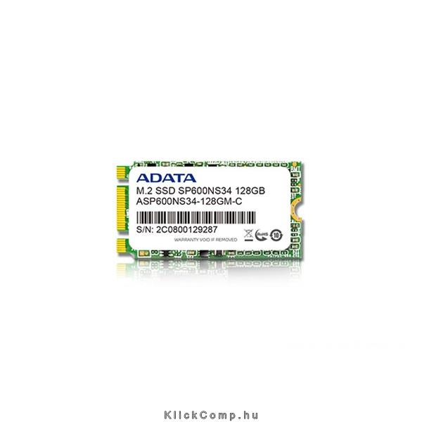 128GB SSD SATA3 M.2 Solid State Disk ADATA SP600 2242 fotó, illusztráció : ASP600NS34-128GM-C