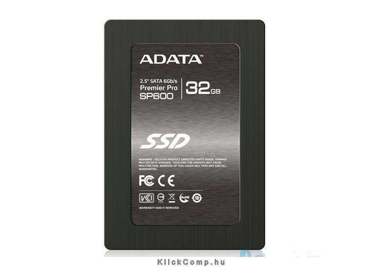32GB SATA3 2,5  SSD fotó, illusztráció : ASP600S3-32GM-C
