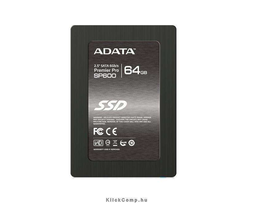 64GB SSD SATA3 2,5 fotó, illusztráció : ASP600S3-64GM-C