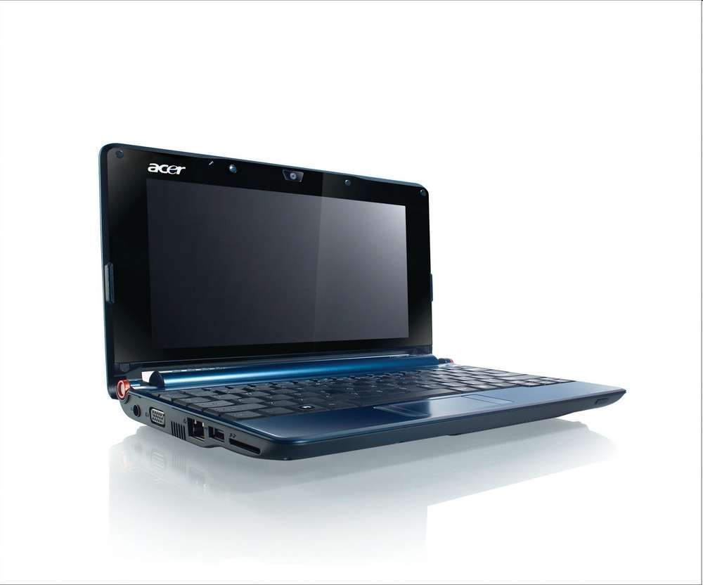 Acer Aspire ONE A150-BB kék netbook Atom N270 1.6GHz 2x512MB 120G XPH PNR 1 év fotó, illusztráció : ASPOA150BL
