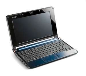 Acer Aspire ONE A150-B kék netbook Atom N270 1.6GHz 2x512MB 160G XPH PNR 1 év g fotó, illusztráció : ASPOA150BL16