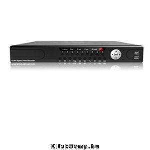 HD-SDI DVR 4 csatornás rögzítő, 1080P/100fps, H264, 2xSATA HDD, I/O fotó, illusztráció : AS-0480HD