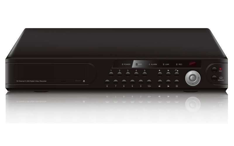 DVR 16 csatornás rögzítő, D1/100fps, CIF/400fps, H264, 2xSATA HDD, HDMI, I/O fotó, illusztráció : AS-1630HC