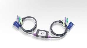 Easy CPU Switch-2PC PS/2+kábel+aud fotó, illusztráció : ATCS62