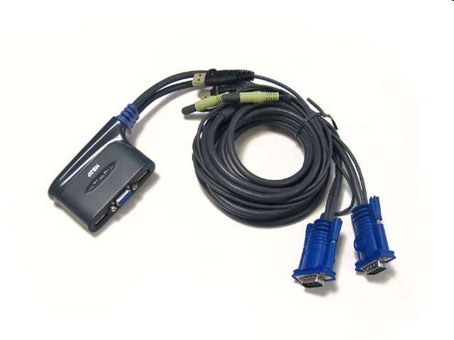 Easy CPU Switch-2PC USB+kábel+aud fotó, illusztráció : ATCS62U