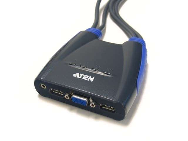 Easy CPU Switch-4PC USB+kábel+audio fotó, illusztráció : ATCS64U