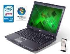 Laptop Acer Travelmate 6492 Core2Duo 1.8GHz 1G 160G Vista Business Edition Acer fotó, illusztráció : ATM6492-101G