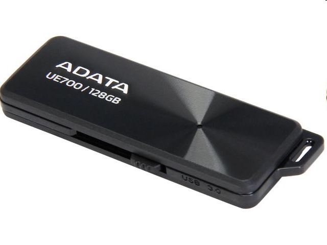 128GB Pendrive USB3.0 ADATA UE700 DashDrive Elite fotó, illusztráció : AUE700-128G-CBK