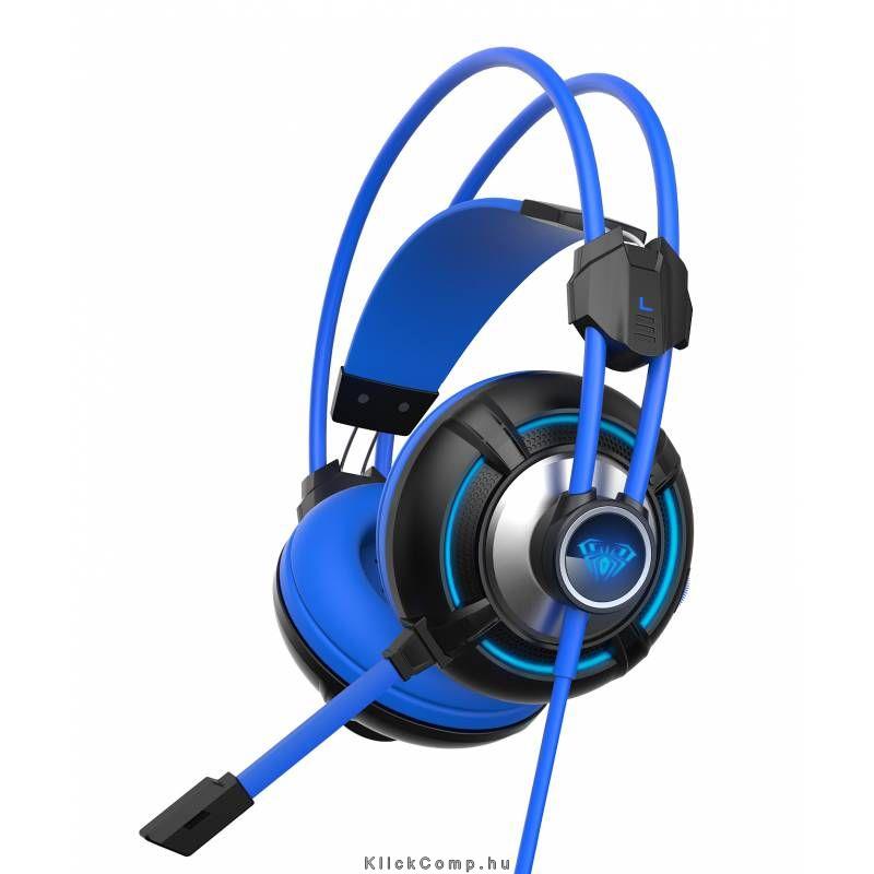 Gamer headset ACME Aula Spirit Wheel Gaming rezgős, mikrofonos fejhallgató fotó, illusztráció : AULA-SPIRIT-WHEEL