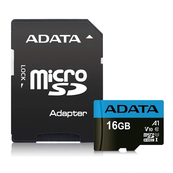 16GB SD micro Premier (SDHC Class 10 UHS-I) memóriakárty+adapt - Már nem forgal fotó, illusztráció : AUSDH16GUICL10A1-RA1