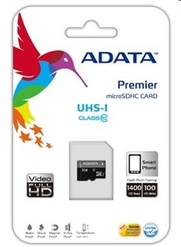 Memória-kártya 32GB MicroSDHC UHS-I Class10 fotó, illusztráció : AUSDH32GUICL10-R