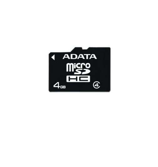 4GB SD micro SDHC Class 4 memória kártya fotó, illusztráció : AUSDH4GCL4-R