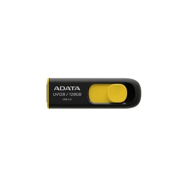 32GB Pendrive USB3.1 Fekete-sárga ADATA UV128 fotó, illusztráció : AUV128-32G-RBY