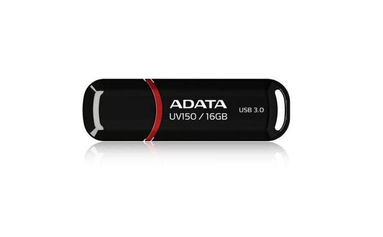 16GB Pendrive USB3.0 fekete Adata UV150 fotó, illusztráció : AUV150-16G-RBK