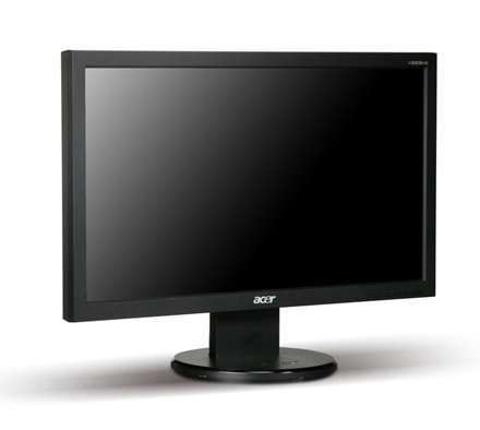 Acer V203HLAOBMD monitor 20  51cm wide LED 16:9 HD 12000000:1 5ms DVI fekete PN fotó, illusztráció : AV203HLAOBMD