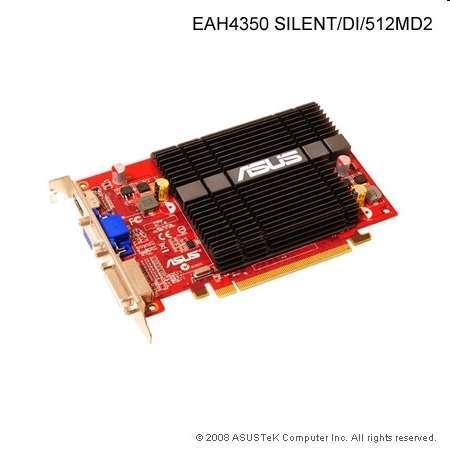ASUS EAH4350 SILENT/DI/512MD2 videokártya fotó, illusztráció : AV4350DIS5