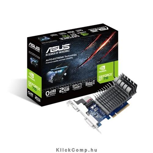VGA nVidia GT710 ASUS videokártya nVidia GT710-SL-2GD3 fotó, illusztráció : AVGT710SL2GD3