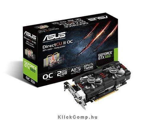 ASUS GTX660-DC2OCPH-2GD5 Videókártya fotó, illusztráció : AVGTX660DC2OCPH2GD5