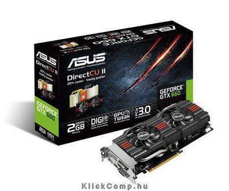 ASUS GTX660-DC2T-2GD5 Videókártya fotó, illusztráció : AVGTX660DC2T2GD5