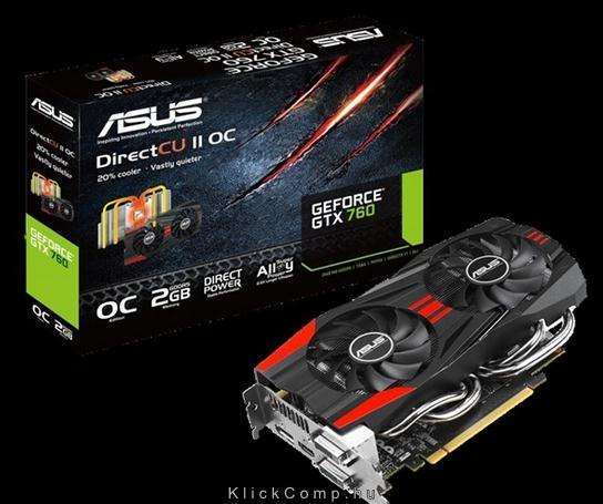 ASUS GTX760-DC2OC-2GD5 Videókártya fotó, illusztráció : AVGTX760DC2OC2GD5