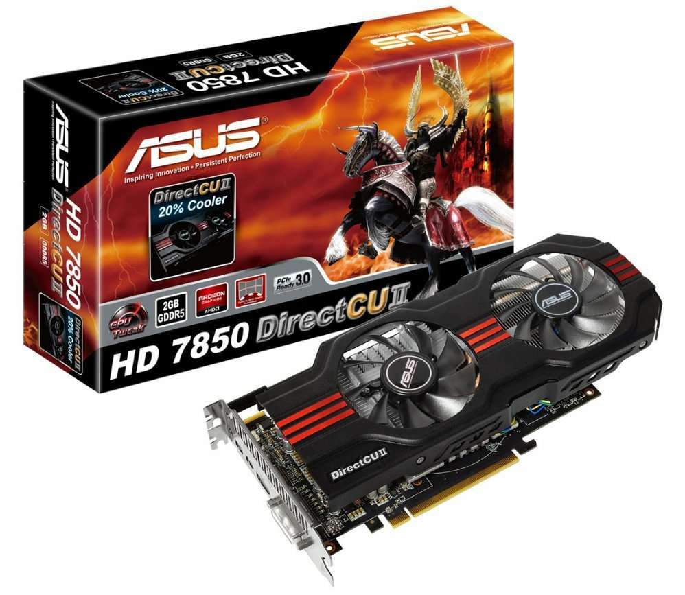ASUS HD7850-DC2-2GD5 videokártya fotó, illusztráció : AVHD7850DC22GD5