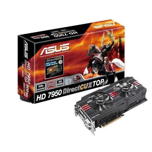 ASUS HD7950-DC2T-3GD5-V2 Videókártya fotó, illusztráció : AVHD7950DC2T3GD5V2