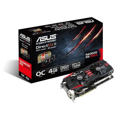 Asus R9290X-DC2OC-4GD5 videókártya fotó, illusztráció : AVR9290XDC2OC4GD5