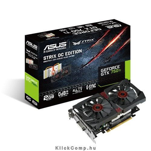 ASUS STRIX-GTX750TI-OC-2GD5 Videókártya fotó, illusztráció : AVSTRIXGTX750TIOC2GD
