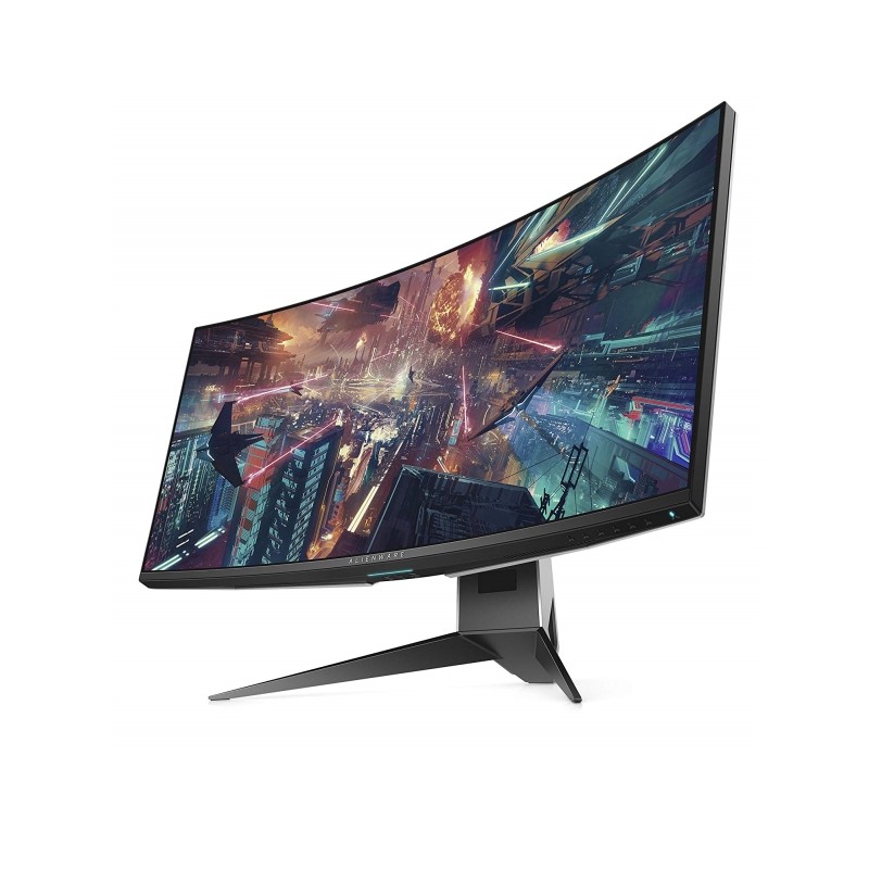 Monitor 34  3440x1440 Gaming IPS WQHD 4ms HDMI DP Dell Alienware Gaming monitor fotó, illusztráció : AW3418DW