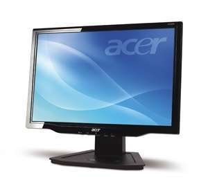 Acer X192 19  wide TFT monitor 5ms DVI fekete fotó, illusztráció : AX192W