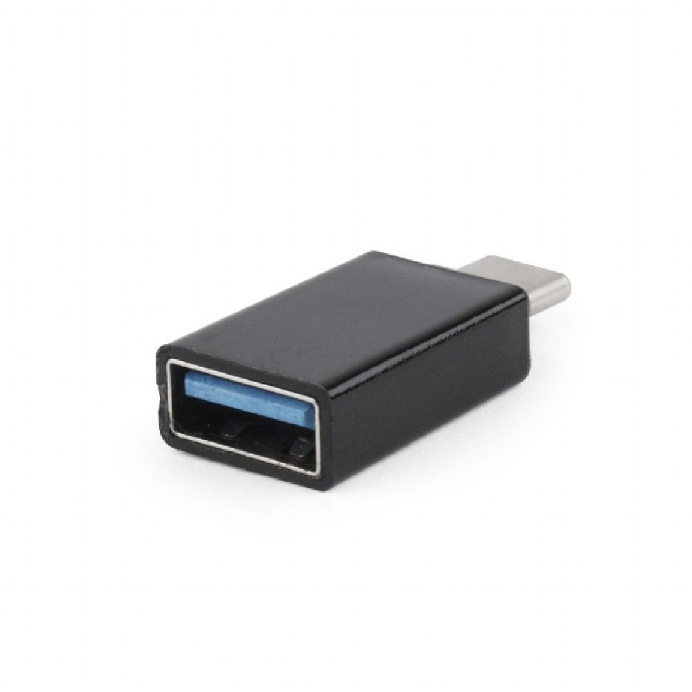 Adapter USB Type-C apa - USB 3.0 anya fekete Gembird fotó, illusztráció : A-USB3-CMAF-01