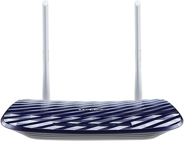 WiFi Router TP-LINK AC750 Dual Band Wireless 2 fix antenna fotó, illusztráció : ArcherC20