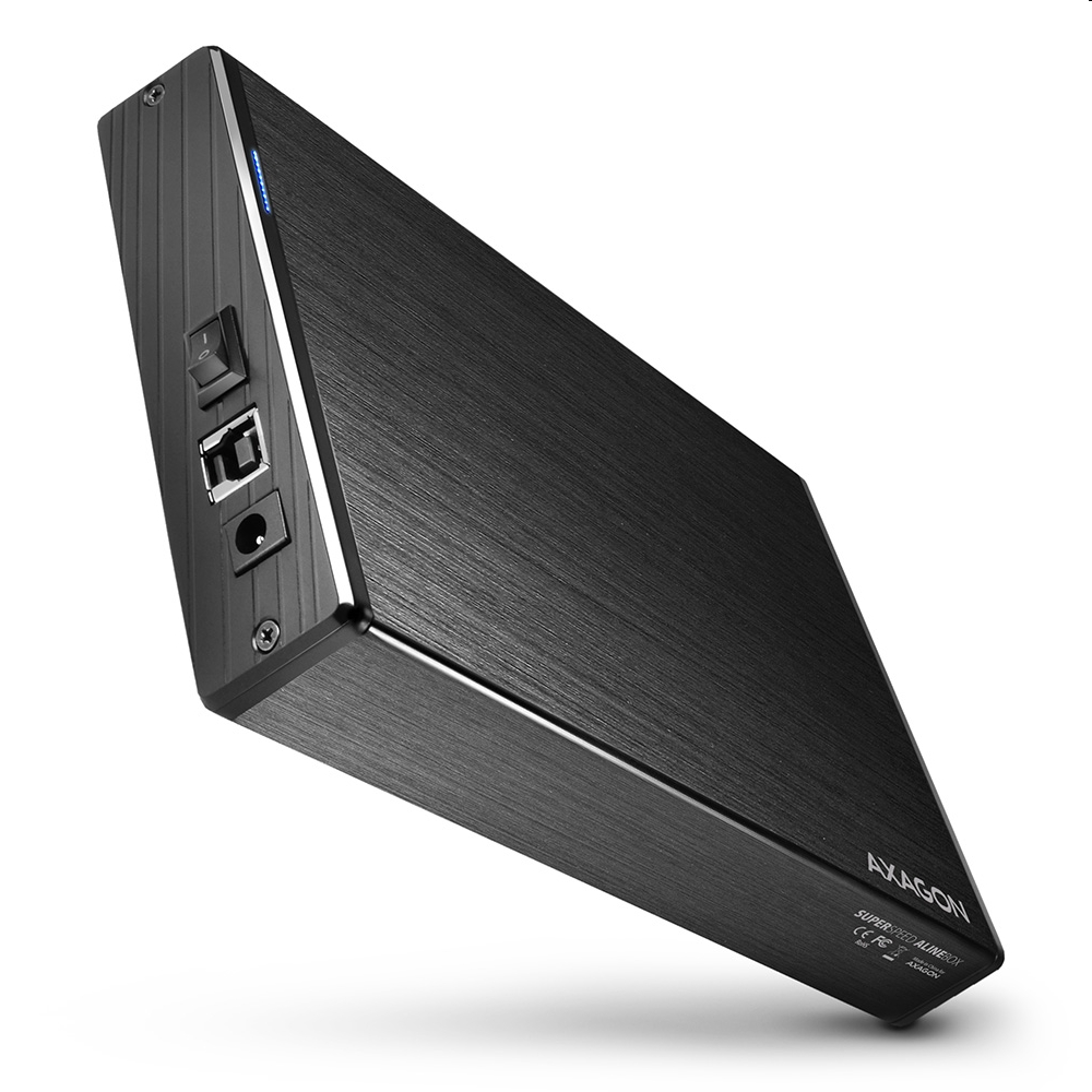 külső HDD ház 3.5  USB3.0 SATA külső merevlemez ház alumínium Axagon - Már nem fotó, illusztráció : Axagon-EE35-XA3