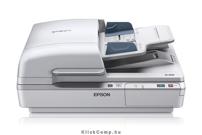 EPSON Docuscanner WorkForce DS-6500 ADF USB A4 25lap/perc 1200dpi duplex scanne fotó, illusztráció : B11B205231