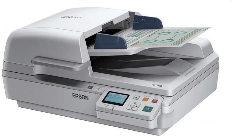 EPSON Docuscanner WorkForce DS-6500N ADF USB/Háló A4 25lap/perc 1200 dpi duplex fotó, illusztráció : B11B205231BT