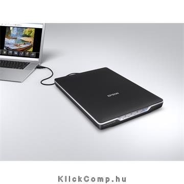 Scanner EPSON Perfection V19, USB, 4800x4800 dpi, USB-s tápellátás fotó, illusztráció : B11B231401