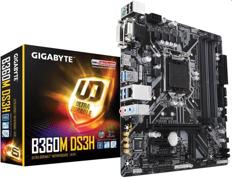 Alaplap B360 s1151 Gigabyte B360M DS3H fotó, illusztráció : B360M-DS3H