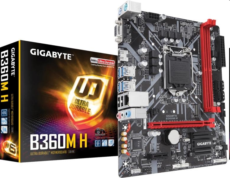 Alaplap B360 s1151 Gigabyte B360M H fotó, illusztráció : B360M-H