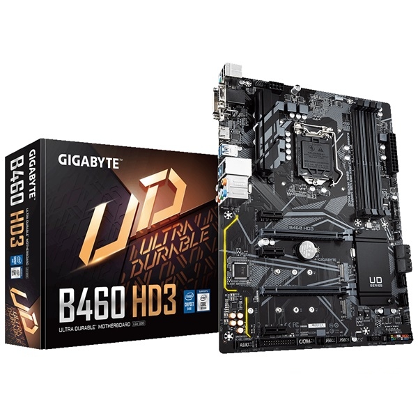 Alaplap B460 s1200 Gigabyte B460 HD3 fotó, illusztráció : B460-HD3