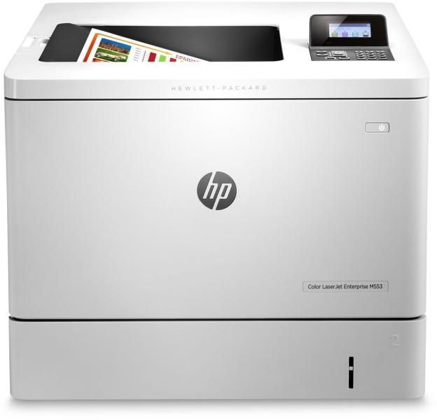 Lézer nyomtató színes hálózatos duplex HP Color LaserJet Enterprise M552dn fotó, illusztráció : B5L23A